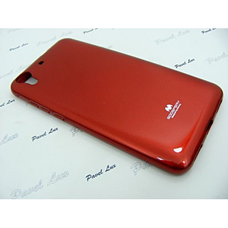 Etui Futerał Mercury JELLY na telefon Huawei Y6II czerwony