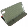 Etui Smart Magnet na telefon Huawei Y6II CAM-L21 czerwony