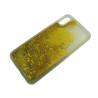 Etui Liquid / Water Case na telefon Huawei Y6 2019 MRD-LX1 / Y6 PRO 2019 MRD-LX2 złote