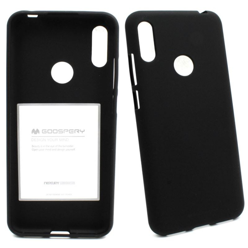 Etui Futerał Mercury JELLY SF na telefon Huawei Y6s 2019 JAT-L41 JAT-LX1 / Y6 Prime 2019 MRD-L21 / Honor 8A czarne