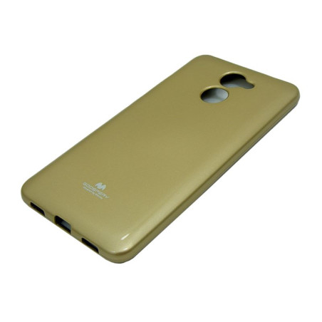 Etui Futerał Mercury JELLY na telefon Huawei Y7 TRT-LX1 złoty