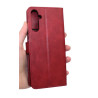 Etui Smart Leather na telefon Samsung Galaxy A05s A057 czerwone