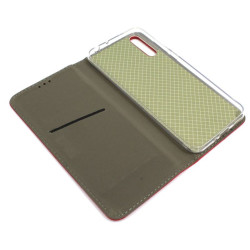 Etui Smart Magnet na telefon Huawei Y8p / P Smart S czerwone