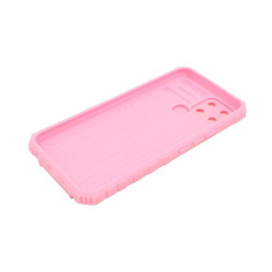 Etui Pancerne CAMSHIELD Stand na telefon Infinix Smart 6 HD X6512 różowe