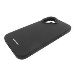 Etui Mercury SILICONE na telefon Apple iPhone 16 A3287 czarne