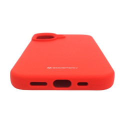 Etui Mercury SILICONE na telefon Apple iPhone 16 A3287 czerwone