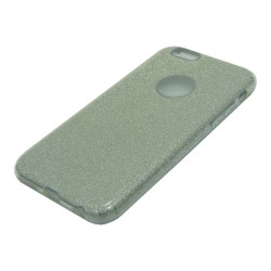 Etui Jelly Case SHINING HQ na telefon Apple iPhone 6 6S srebrne