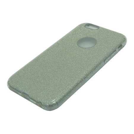 Etui Jelly Case SHINING HQ na telefon Apple iPhone 6 A1549 / 6S A1633 srebrne