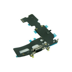 Taśma Flex do telefonu Apple iPhone 7 A1660 gniazdo ładowania + HF + mikrofon czarny