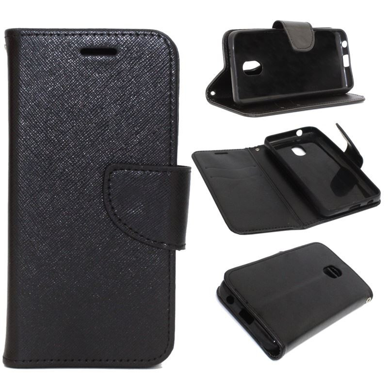 Etui Fancy Diary na telefon Alcatel 1C 2019 5003 czarne