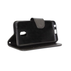 Etui Fancy Diary na telefon Alcatel 1C 2019 5003 czarne