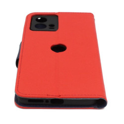 Etui Fancy Diary na telefon motorola edge 30 fusion 5G XT2243 / moto s30 pro 5G czerwone