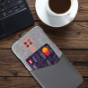 Etui z kieszonką Card Slot Case na telefon motorola moto g9 / g9 play / e7+ szare
