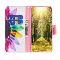 Etui Fancy Diary na telefon motorola moto g14 4G XT2341 kwiat