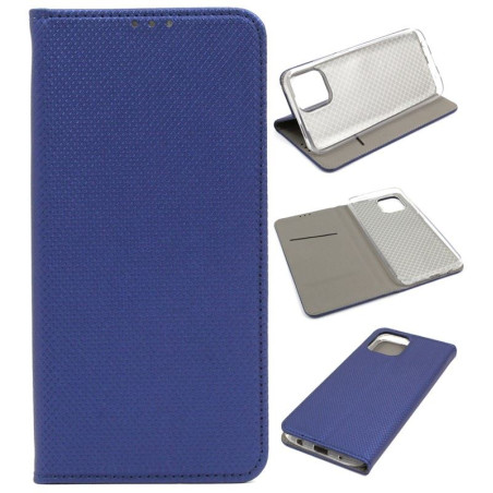 Etui Smart Magnet na telefon Xiaomi Redmi A1 / A2 granatowe