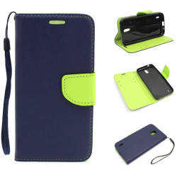 Etui Fancy Diary do telefonu Nokia 1.3 TA-1205 granatowe
