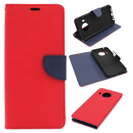 Etui Fancy Diary na telefon Nokia X10 5G TA-1332 / X20 5G TA-1341 czerwone