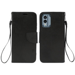 Etui Fancy Diary na telefon Nokia X30 5G TA-1450 czarne