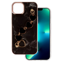 Etui Trend Case na telefon Apple iPhone 15 A3090 wzór 6 czarne