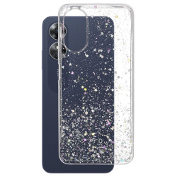 Etui GLITTER Case na telefon OPPO A17 CPH2477 bezbarwne