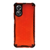 Etui pancerne Honeycomb na telefon OPPO A17 czerwone