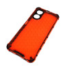 Etui pancerne Honeycomb na telefon OPPO A17 czerwone