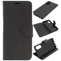 Etui Fancy Diary na telefon OPPO A17 CPH2477 czarne
