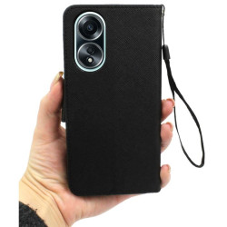 Etui Fancy Diary na telefon OPPO A58 4G CPH2577 czarne