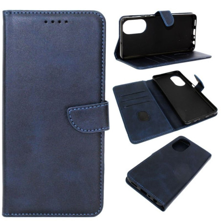 Etui Smart Leather na telefon OPPO A58 4G CPH2577 granatowe