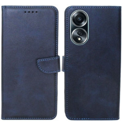 Etui Smart Leather na telefon OPPO A58 4G CPH2577 granatowe
