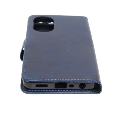 Etui Smart Leather na telefon OPPO A58 4G CPH2577 granatowe