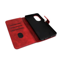 Etui Smart Leather na telefon OPPO A58 4G CPH2577 czerwone