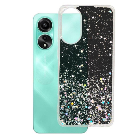 Etui GLITTER Case na telefon OPPO A78 4G CPH2565 czarne