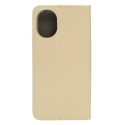 Etui Smart Magnet na telefon OPPO Reno 7 Lite 5G / 8 Lite 5G / 7Z 5G / OnePlus Nord N20 5G złote