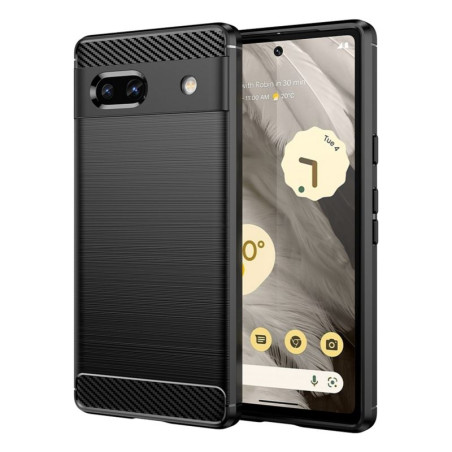 Etui Bumper Carbon Lux na telefon Google Pixel 7A czarne