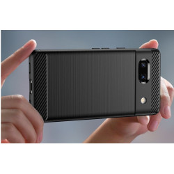 Etui Bumper Carbon Lux na telefon Google Pixel 7A czarne