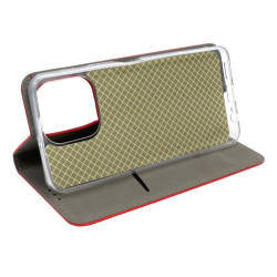 Etui Smart Magnet na telefon Honor X6a WDY-LX1 czerwone