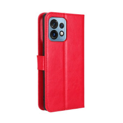Etui Smart Crazy na telefon motorola edge 40 pro 5G czerwone