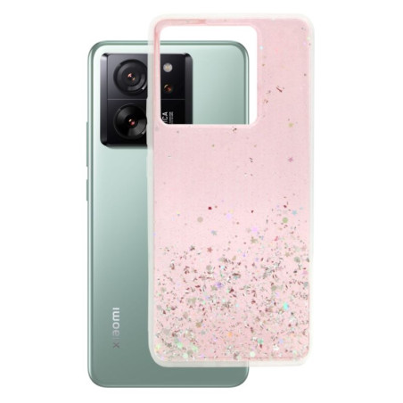 Etui GLITTER Case na telefon Xiaomi 13T / 13T Pro 5G / Redmi K60 Ultra 5G różowe