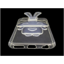Etui 3D BUNNY na telefon Apple iPhone 6 A1549 / 6S A1633 bezbarwne