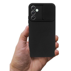 Etui SILICONE LENS na telefon Samsung Galaxy A34 5G A346 czarne