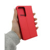 Etui Smart Magnet na telefon OnePlus Nord 2T 5G czerwone