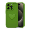 Etui SILICONE HEARTS na telefon Samsung Galaxy A25 5G A256 zielone
