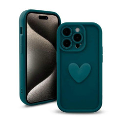 Etui SILICONE HEARTS na telefon Samsung Galaxy S24 5G S921 niebieskie