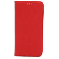Etui Smart Magnet na telefon Samsung Galaxy A02s A025 czerwone