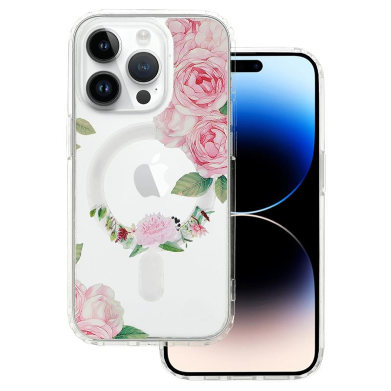 Etui MagSafe Flower na telefon Apple iPhone 16 Pro A3293 wzór 1