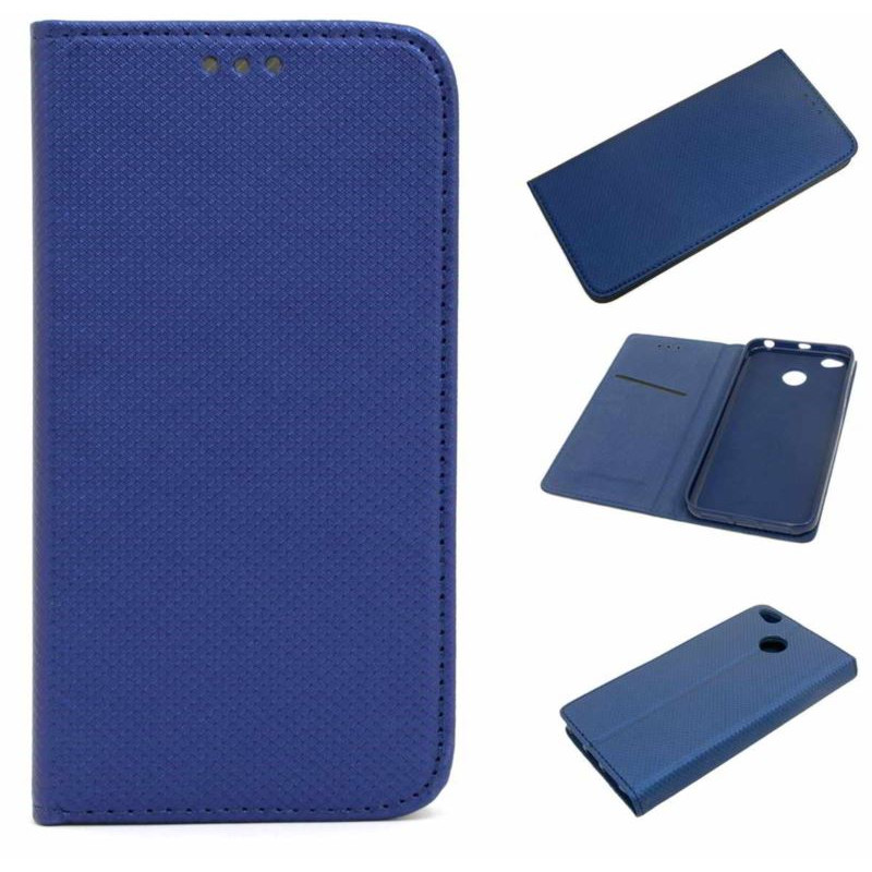 Etui Smart Magnet na telefon Xiaomi Redmi 4x granatowy