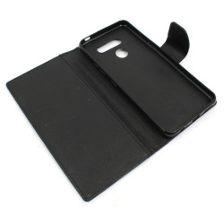 Etui Fancy Diary na telefon LG K50s X540 czarne
