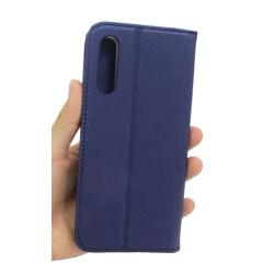 Etui Smart Magnet na telefon Xiaomi Mi A3 M1906F9SH granatowe