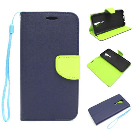 Etui Fancy Diary na telefon OPPO A5 2020 CPH1931 / A9 2020 CPH1941 granatowe
